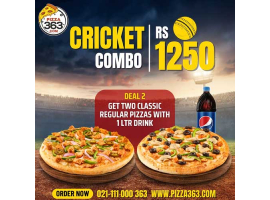 Pizza 363 Cricket Combo Deal 2 For Rs.1250/-image-1759